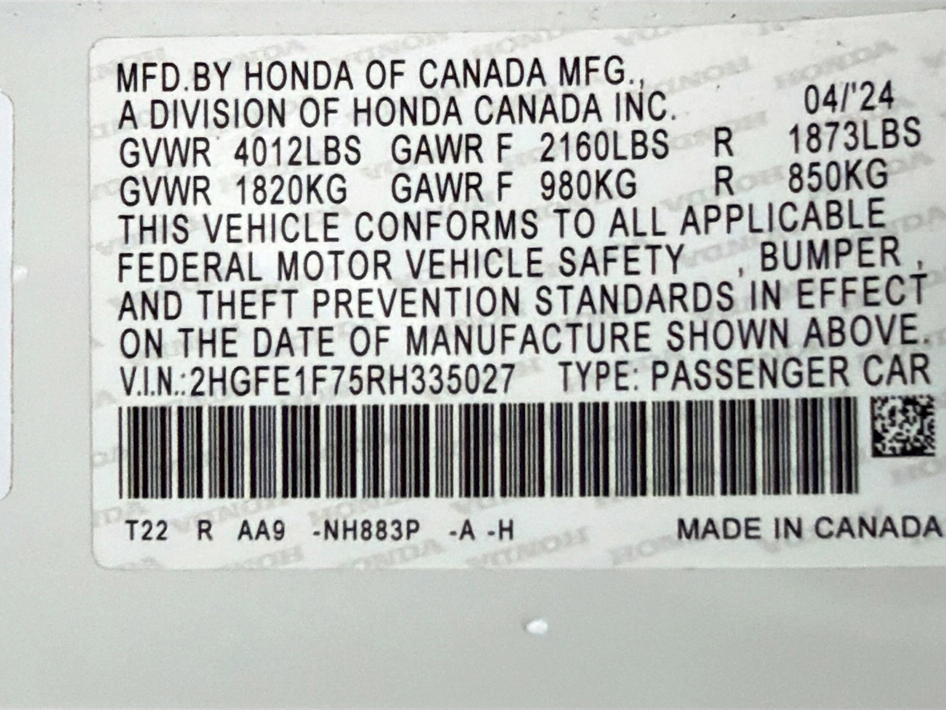Used 2024 Honda Civic EX image 32