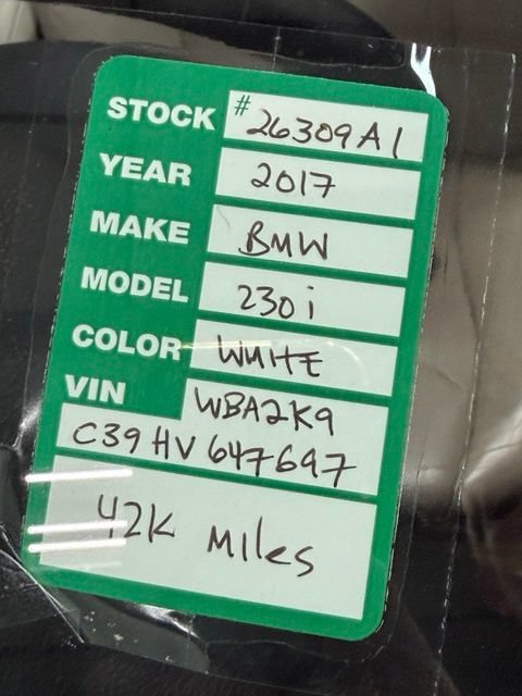 Used 2017 BMW 230i Convertible RWD image 28