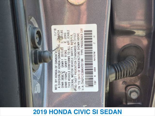 Certified 2019 Honda Civic Si image 26