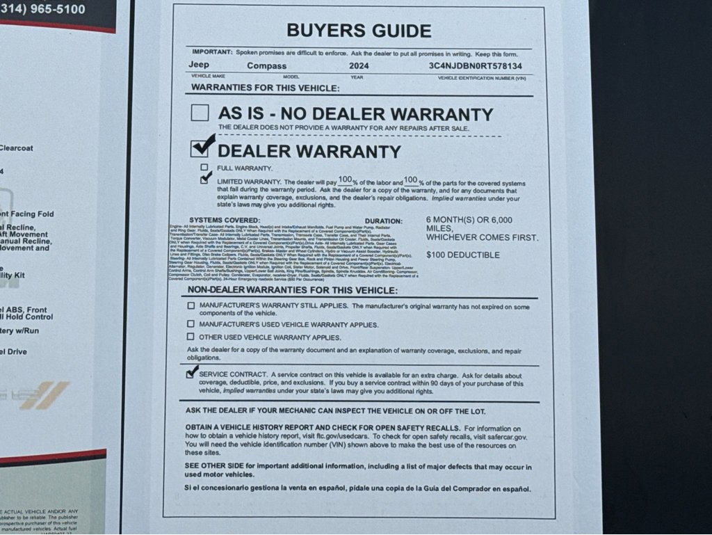 Certified 2024 Jeep Compass Latitude image 26