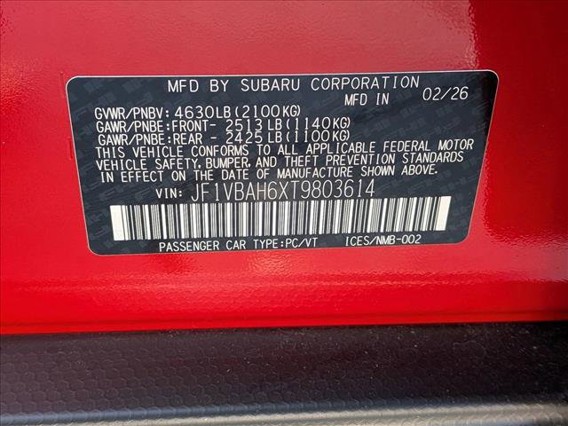 New 2026 Subaru WRX Premium AWD/4WD image 18