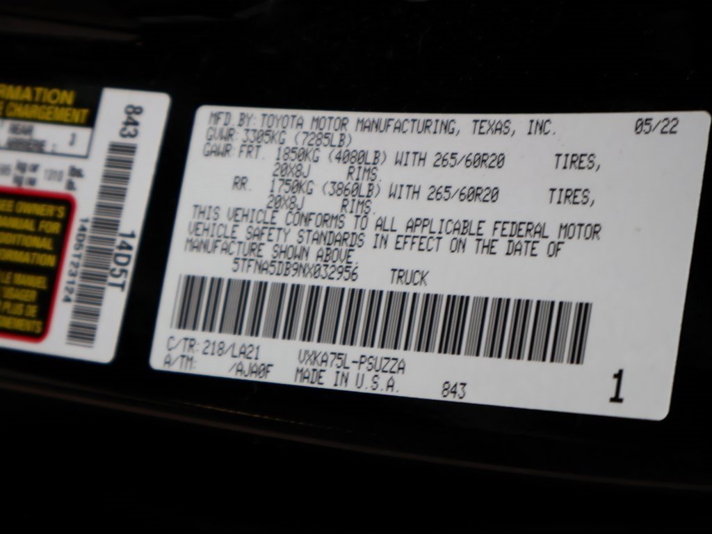 Used 2022 Toyota Tundra Platinum image 48