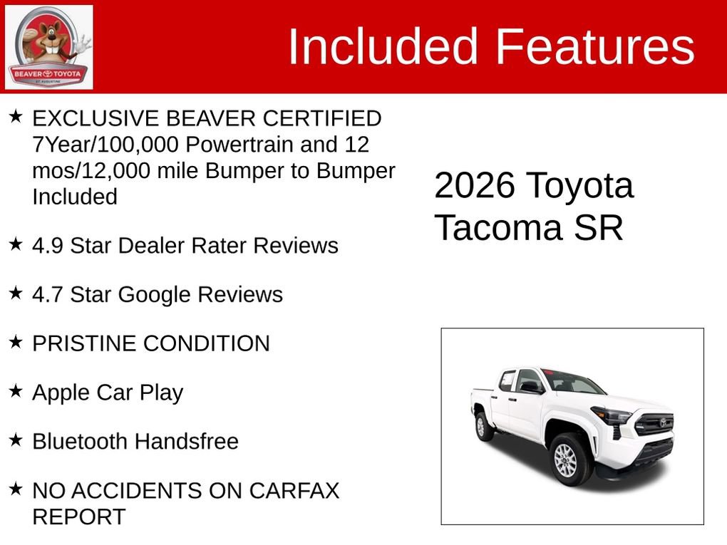 Used 2026 Toyota Tacoma SR RWD image 4