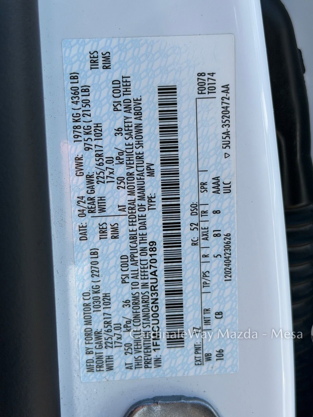 Used 2024 Ford Escape Active w/ Tech Pack #1 FWD image 30
