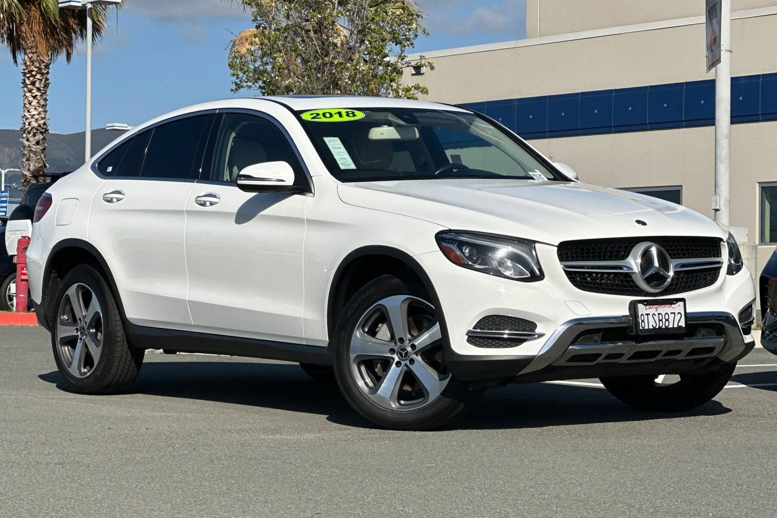 Used 2018 Mercedes-Benz GLC 300 4MATIC Coupe w/ Premium Package image 2