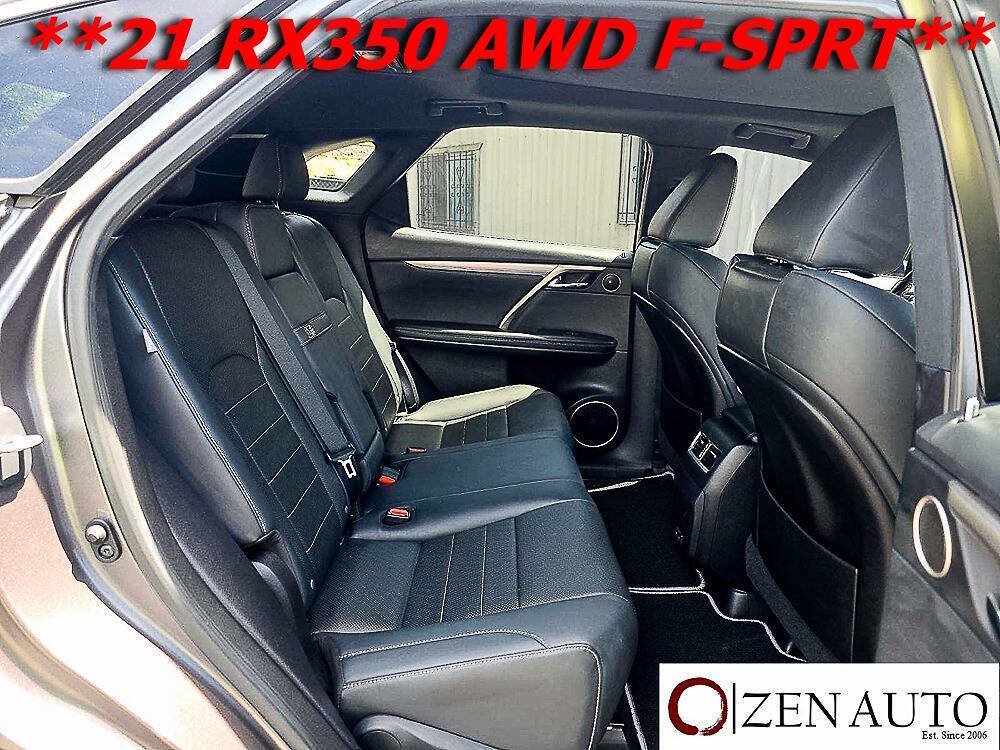 Used 2021 Lexus RX 350 F Sport w/ Cold Area Package (CT) AWD/4WD image 17