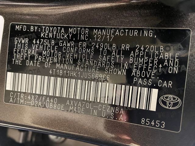 Used 2018 Toyota Camry LE w/ Convenience Package FWD image 24