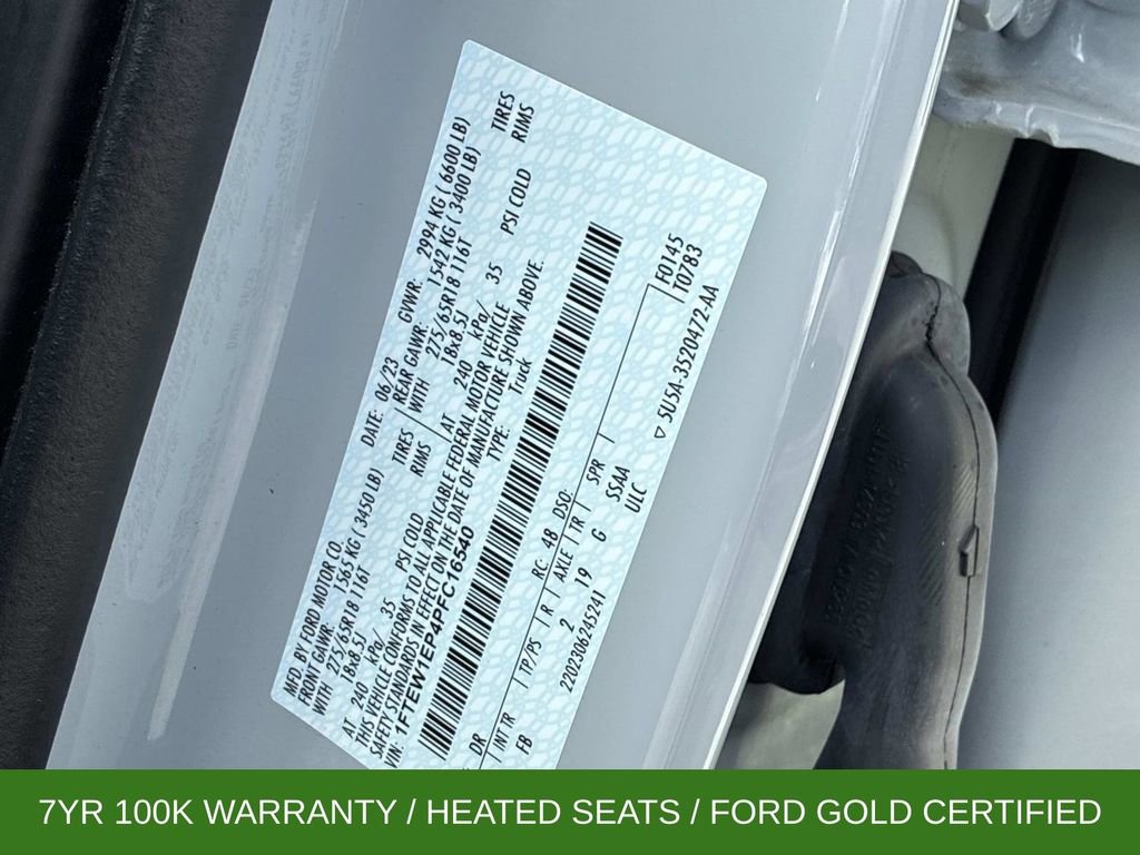 Certified 2023 Ford F150 XLT w/ Equipment Group 302A High image 22