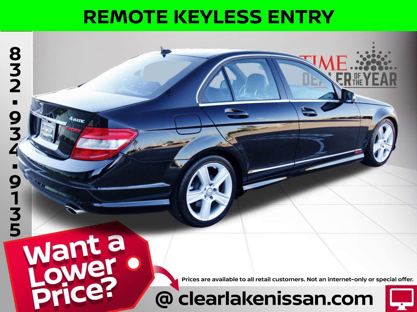Used 2011 Mercedes-Benz C 300 4MATIC Sedan image 7