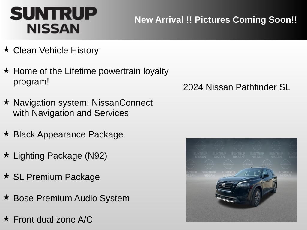 Used 2024 Nissan Pathfinder SL w/ SL Premium Package AWD/4WD image 6