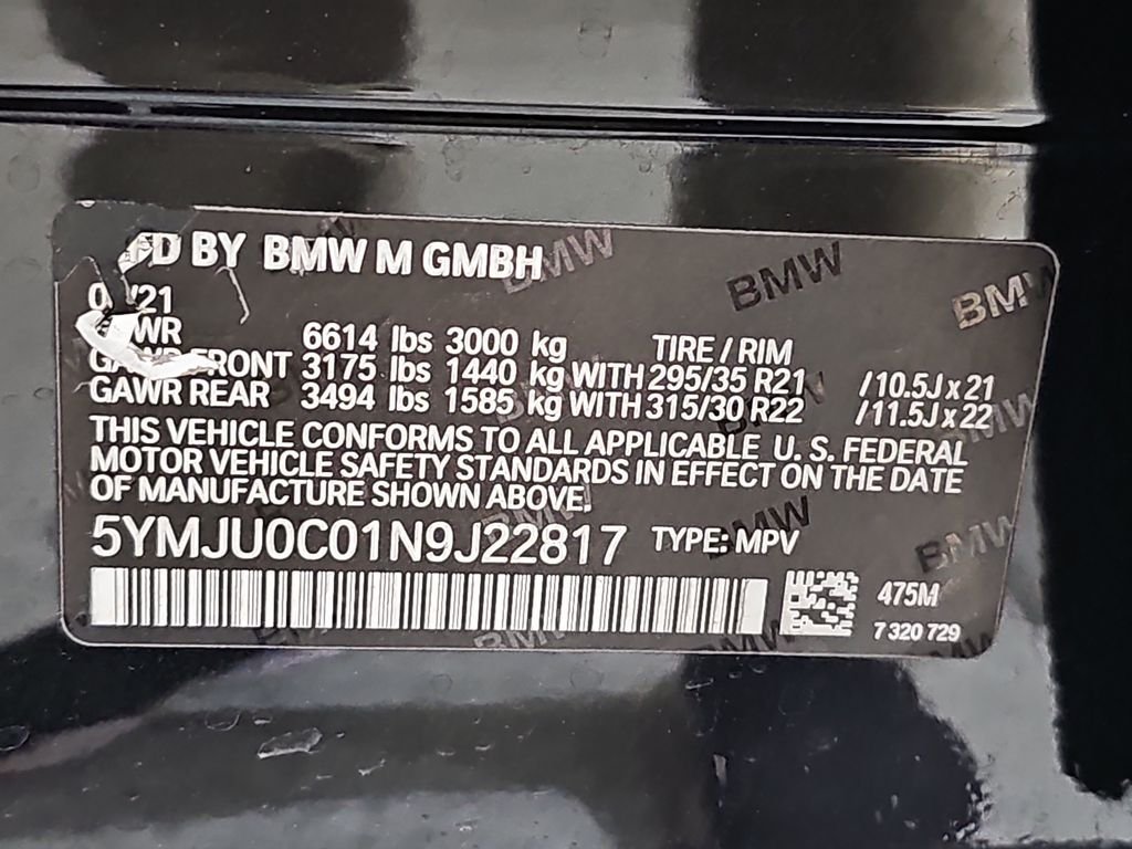 Used 2022 BMW X5 M w/ Competition Package AWD/4WD image 37