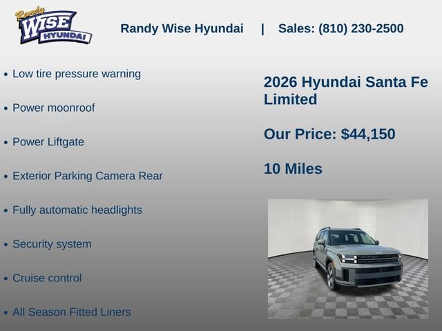 New 2026 Hyundai Santa Fe Limited AWD/4WD image 10