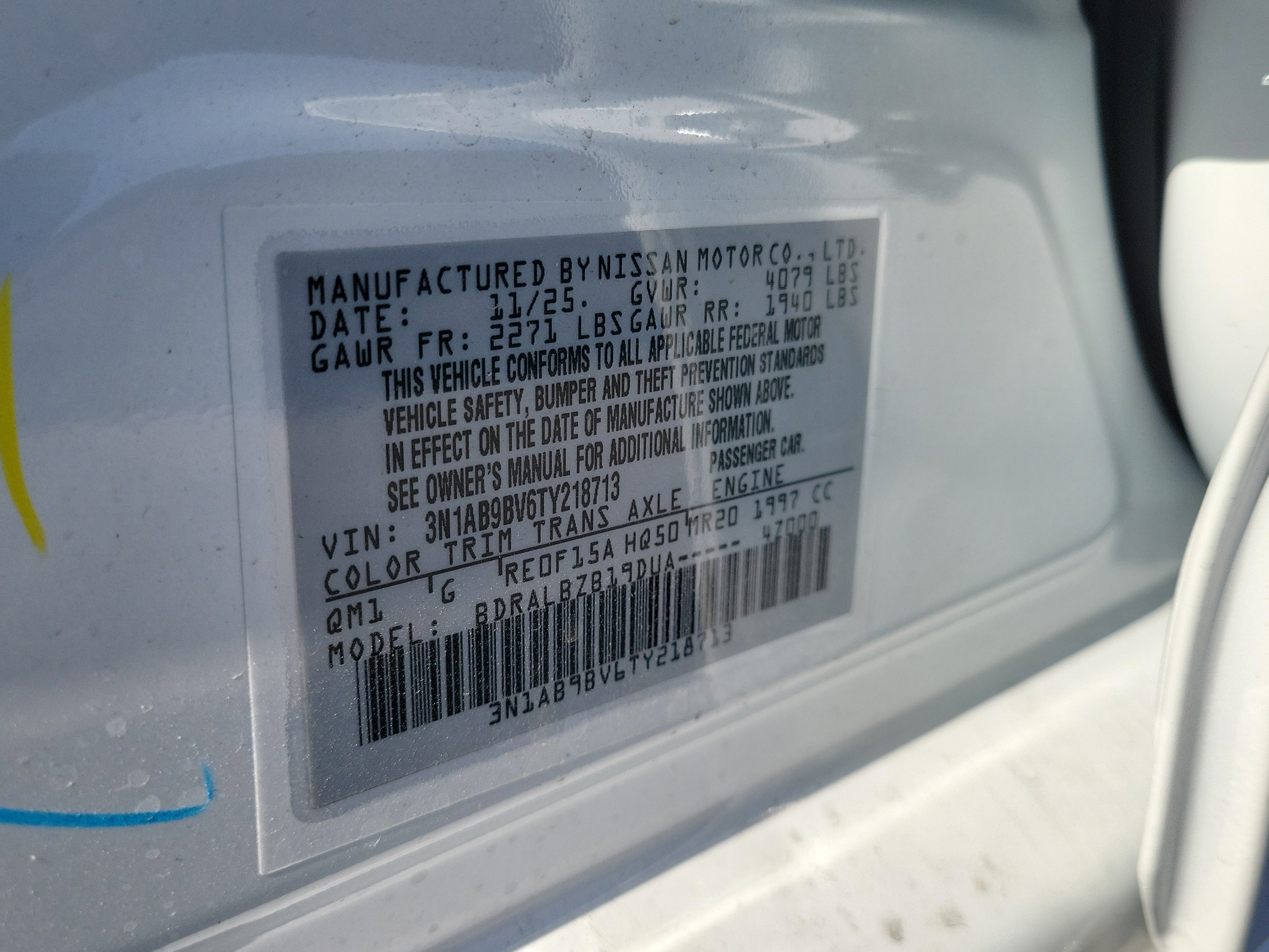 New 2026 Nissan Sentra S w/ Floor Mat Package image 34