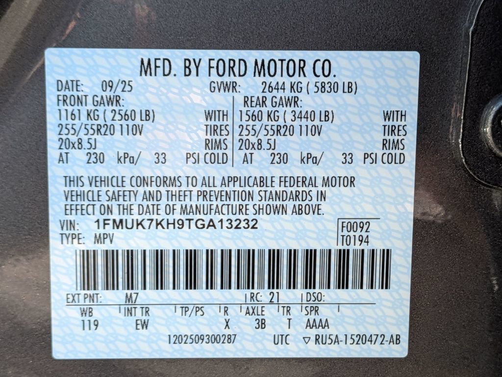 Used 2026 Ford Explorer ST-Line w/ Premium Package RWD image 25