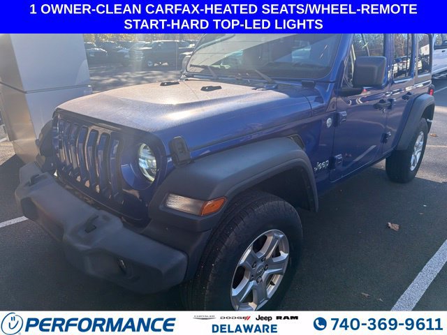 Used 2020 Jeep Wrangler Unlimited Sport S AWD/4WD image 1