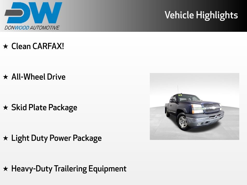 Used 2005 Chevrolet Silverado 1500 4x4 Extended Cab w/ Light Duty Power Package image 6