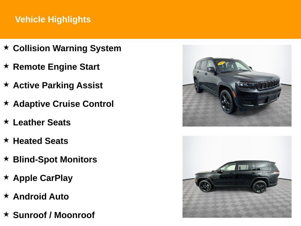 Used 2023 Jeep Grand Cherokee L Laredo AWD/4WD image 2