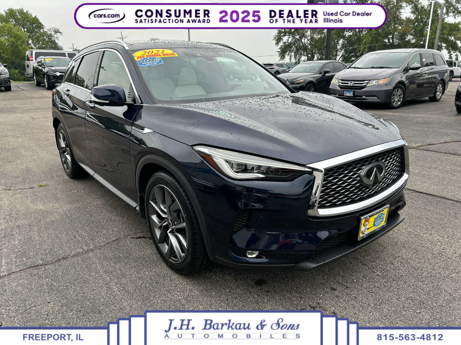 Used 2021 INFINITI QX50 Autograph w/ Premium White Leather Package AWD/4WD image 1