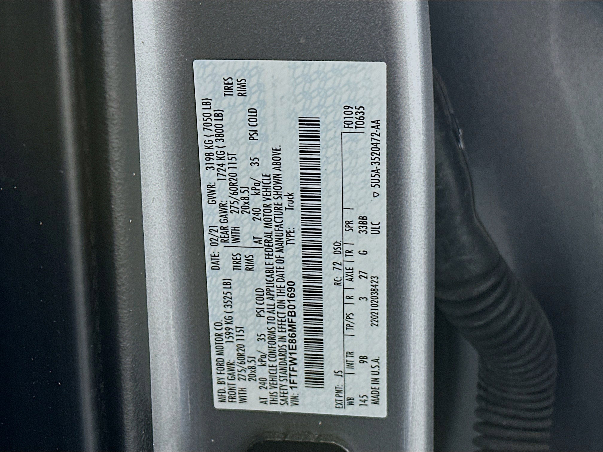 Used 2021 Ford F150 Platinum image 12