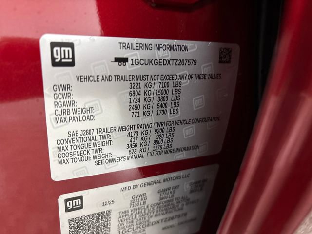 New 2026 Chevrolet Silverado 1500 LTZ w/ LTZ Premium Package image 24