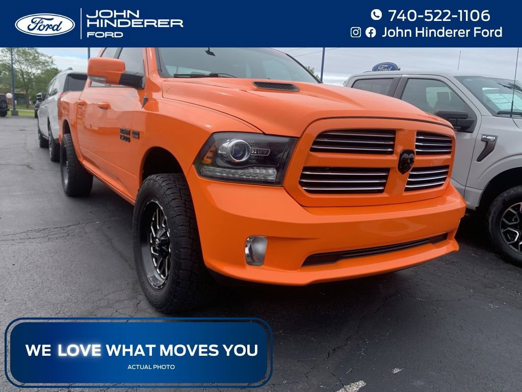 Used 2017 RAM 1500 Sport w/ Ignition Orange Sport Package