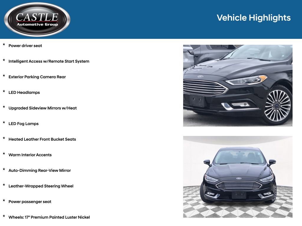 Used 2017 Ford Fusion SE w/ Fusion SE Technology Package image 8