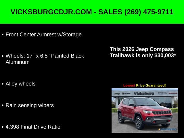 New 2026 Jeep Compass Trailhawk image 33