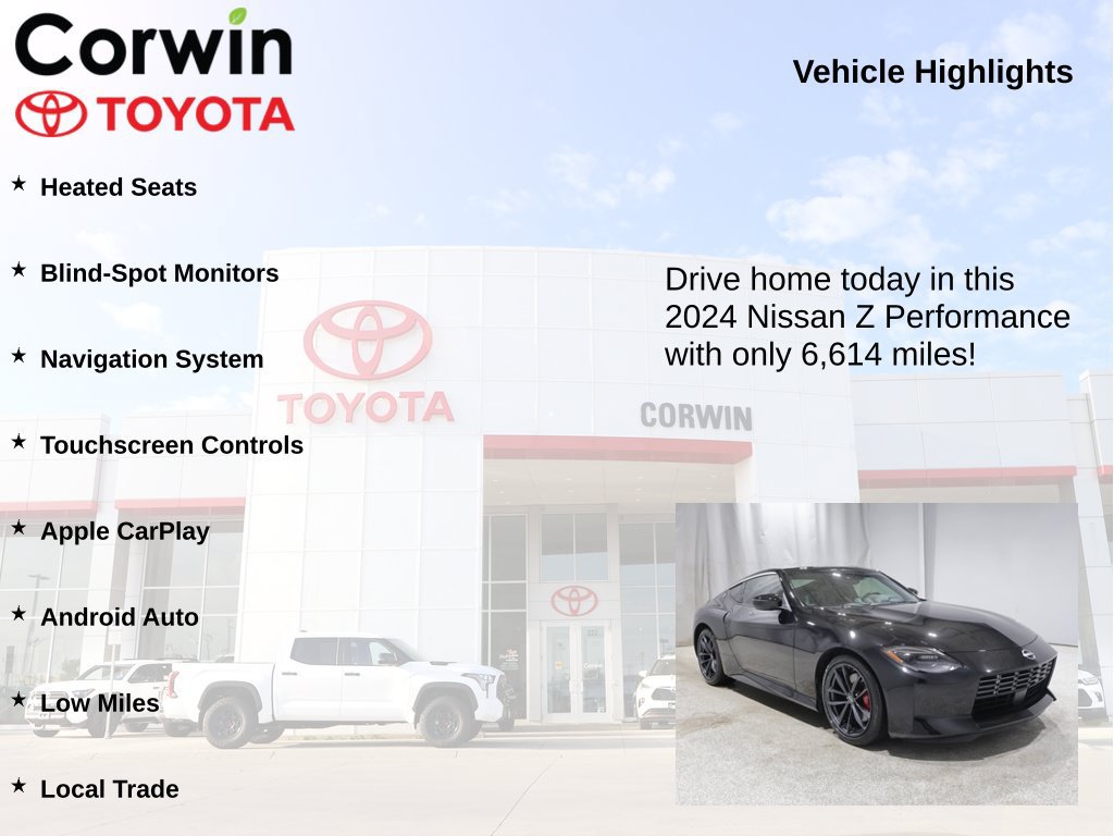Used 2024 Nissan Z Performance w/ Floor Mat Package RWD image 7