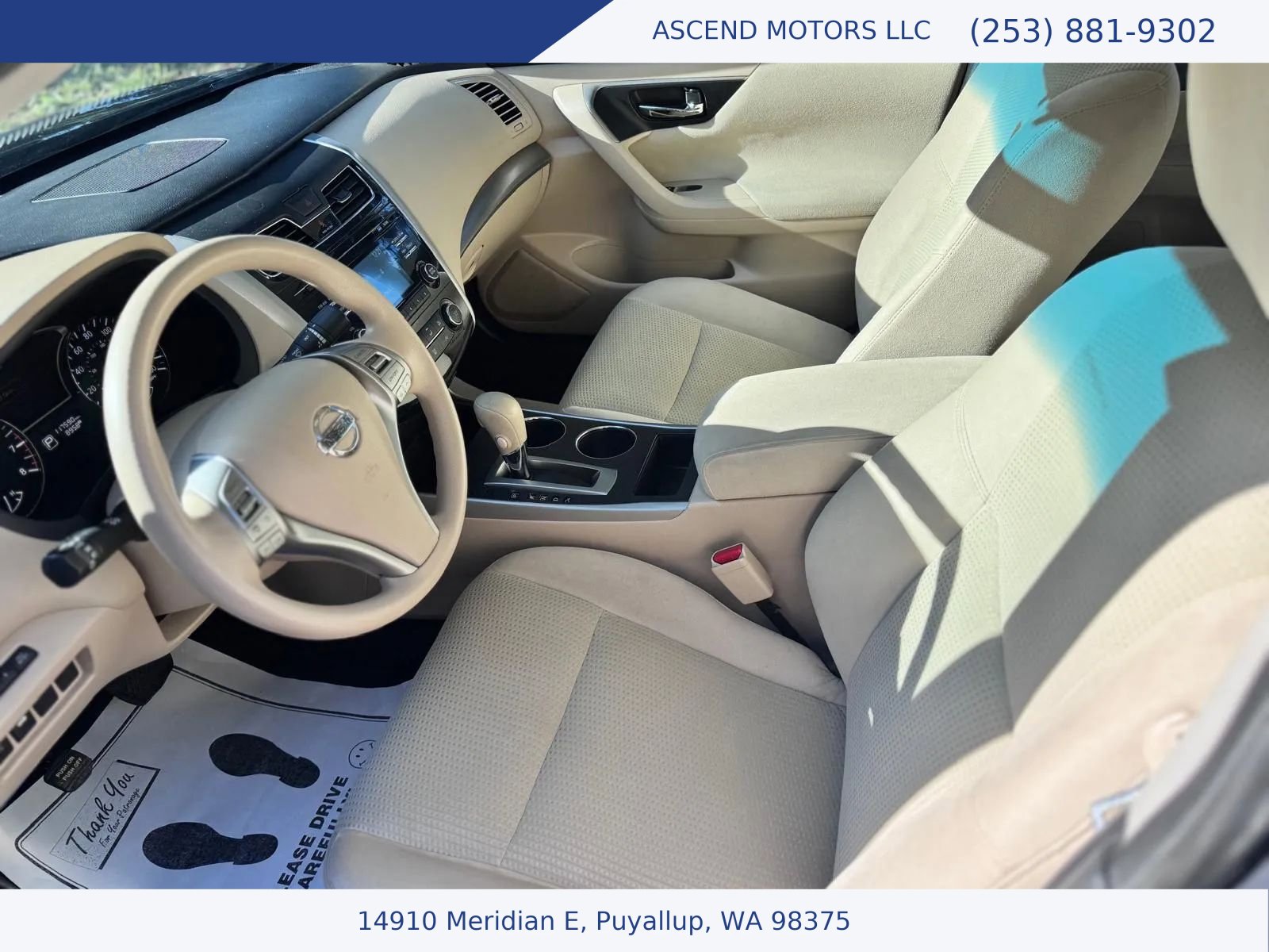 Used 2015 Nissan Altima 2.5 S w/ Power Driver Seat Package FWD image 9