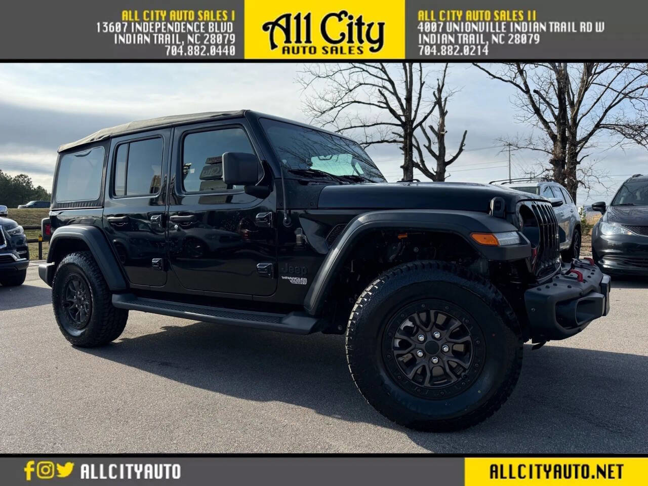 Used 2021 Jeep Wrangler Unlimited Sport AWD/4WD image 1