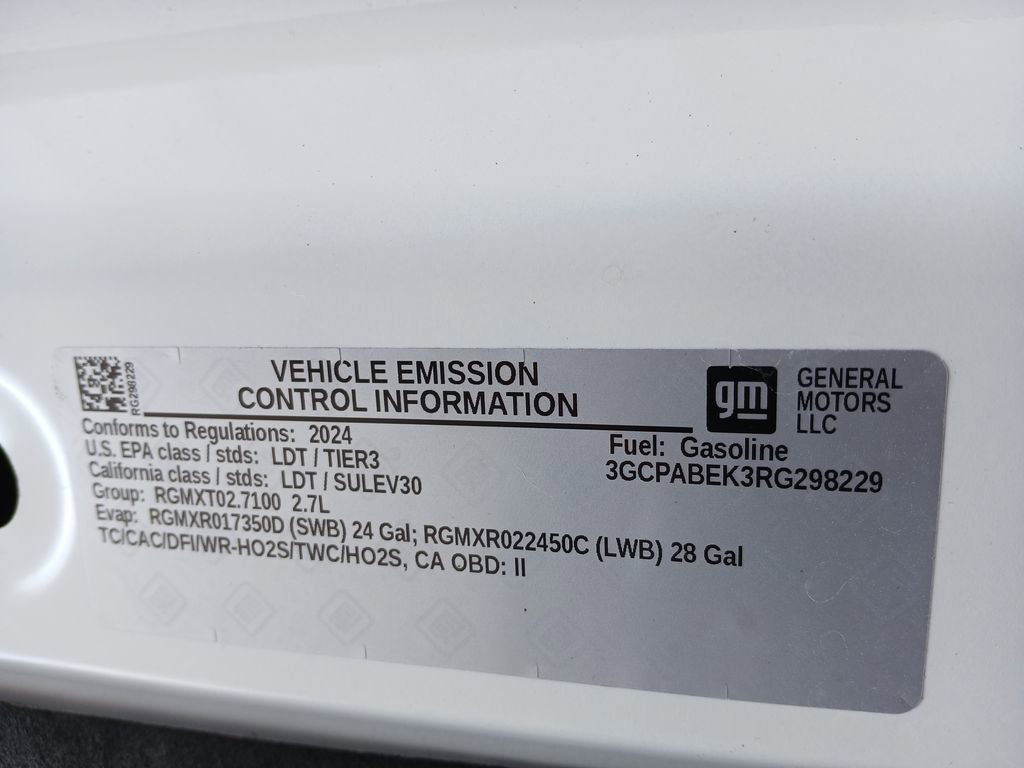 Used 2024 Chevrolet Silverado 1500 Custom w/ Turbomax Blackout Package image 35