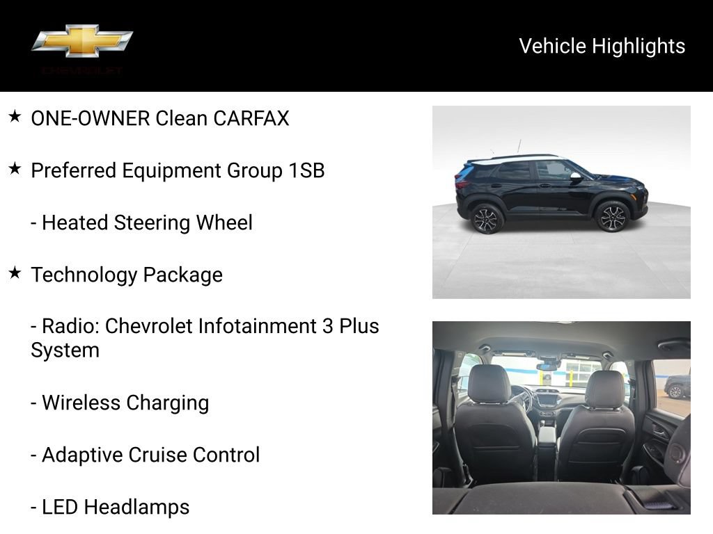 Used 2022 Chevrolet TrailBlazer ACTIV w/ Technology Package AWD/4WD image 19
