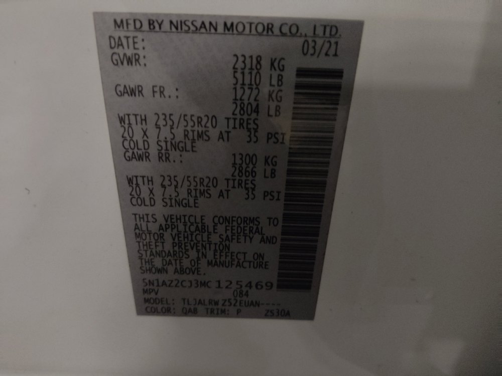Used 2021 Nissan Murano SL FWD image 33