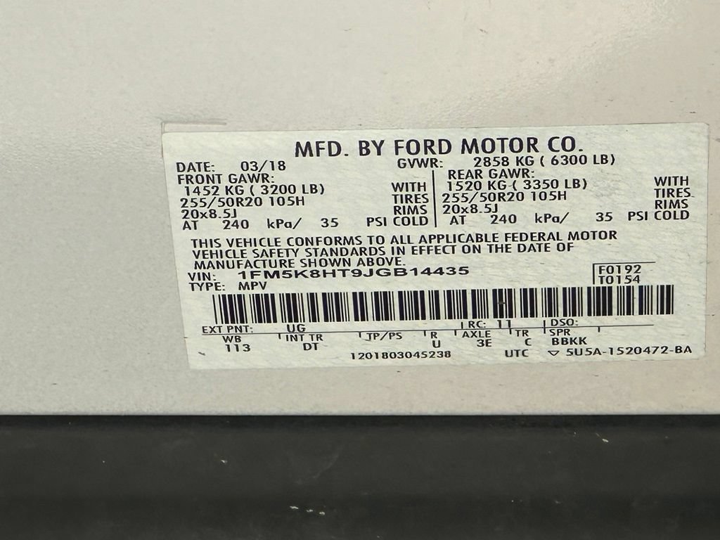 Used 2018 Ford Explorer Platinum AWD/4WD image 49