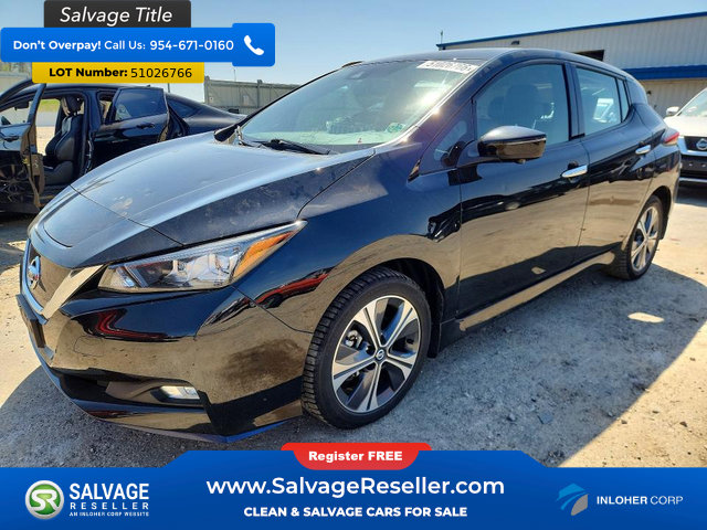 Used 2021 Nissan Leaf SL Plus FWD image 1