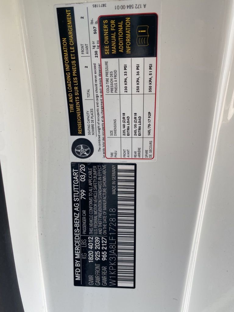 Certified 2020 Mercedes-Benz SLC 300 image 13