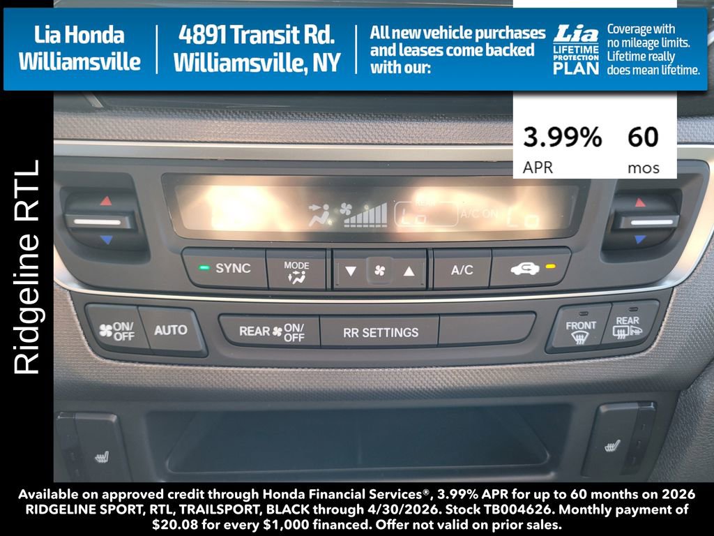 New 2026 Honda Ridgeline RTL image 24