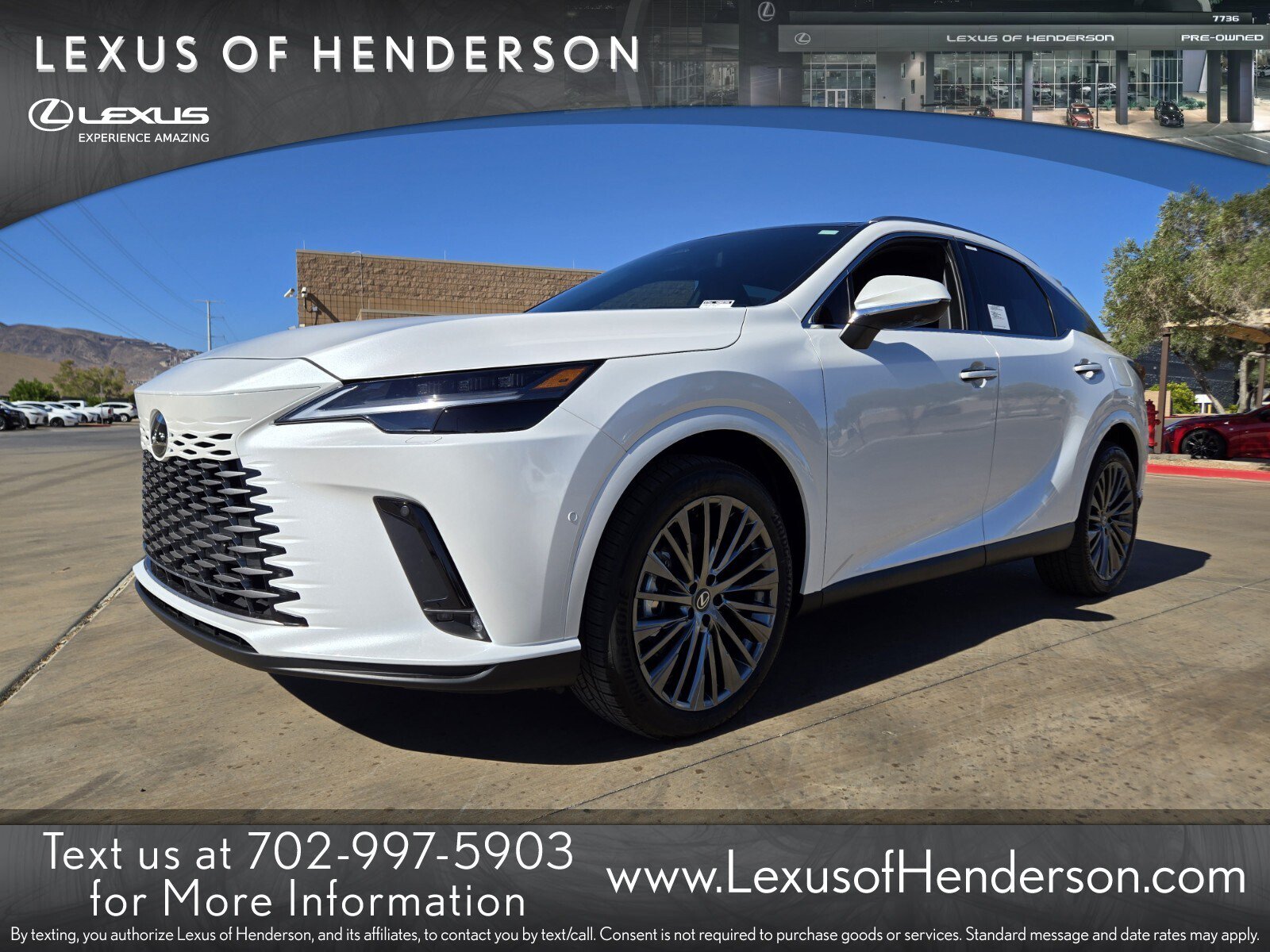 New 2026 Lexus RX 350h