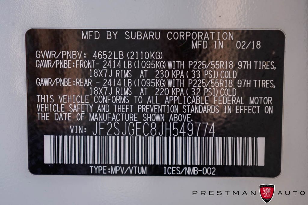 Used 2018 Subaru Forester 2.0XT Premium w/ Protection Package #3A image 39