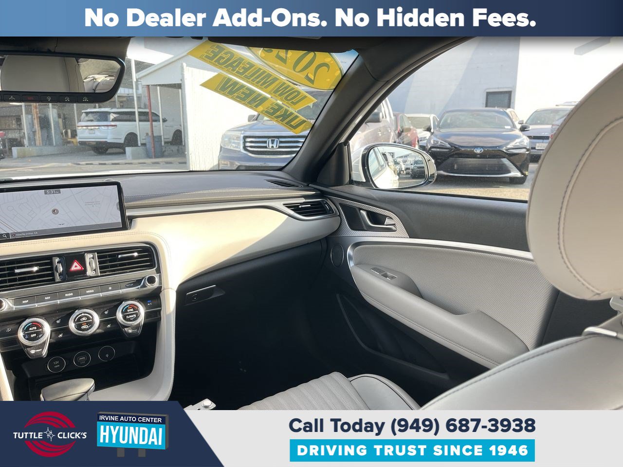 Used 2023 Genesis G70 2.0T w/ Sport Prestige Package RWD image 3