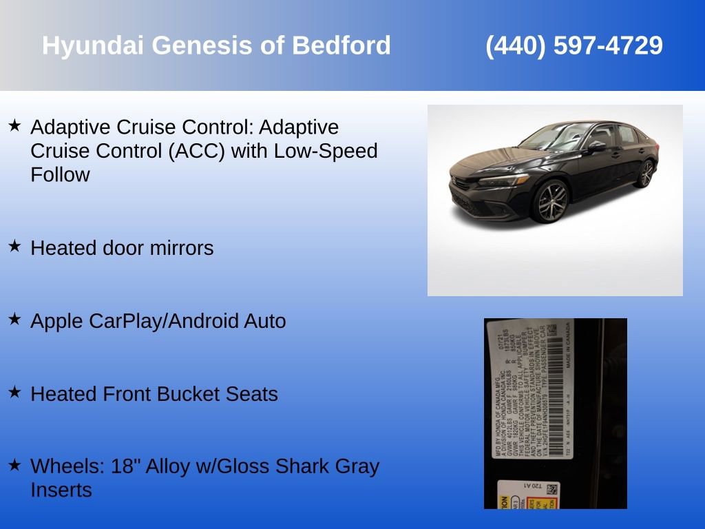 Used 2022 Honda Civic Touring image 14