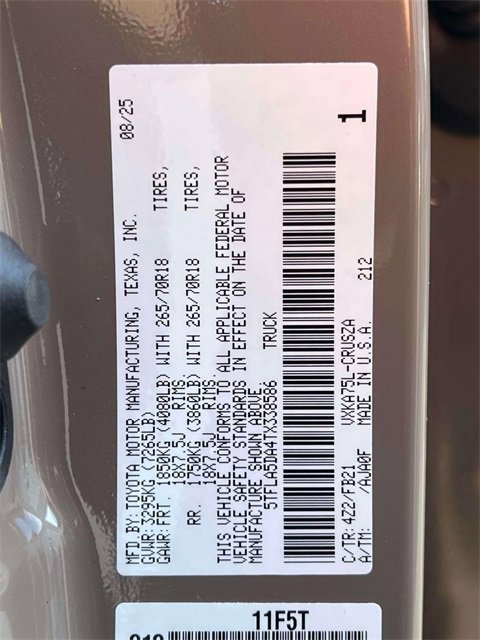 New 2026 Toyota Tundra SR5 image 18