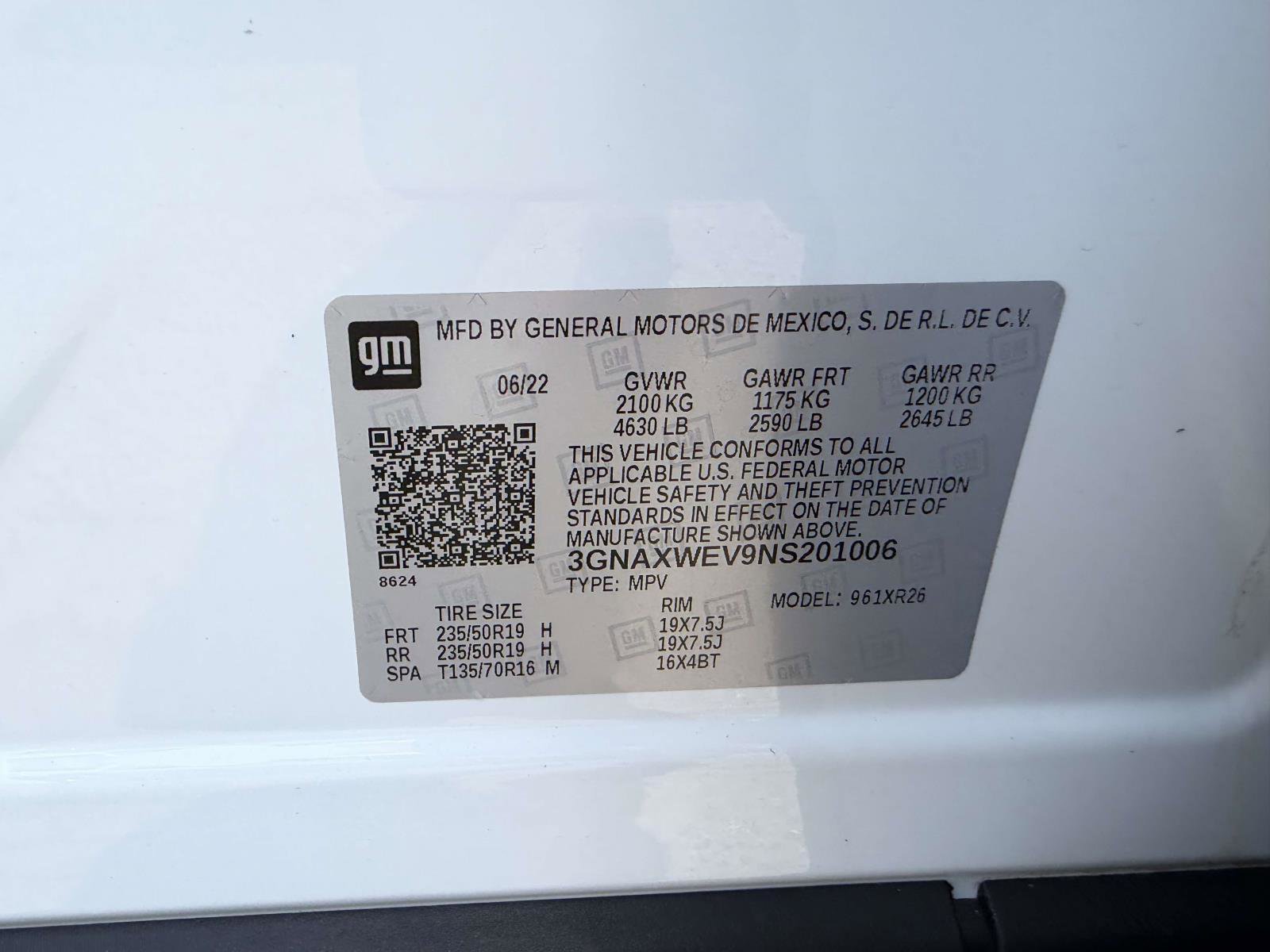 Certified 2022 Chevrolet Equinox RS image 21