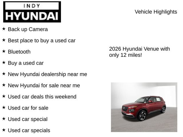 New 2026 Hyundai Venue SEL FWD image 7