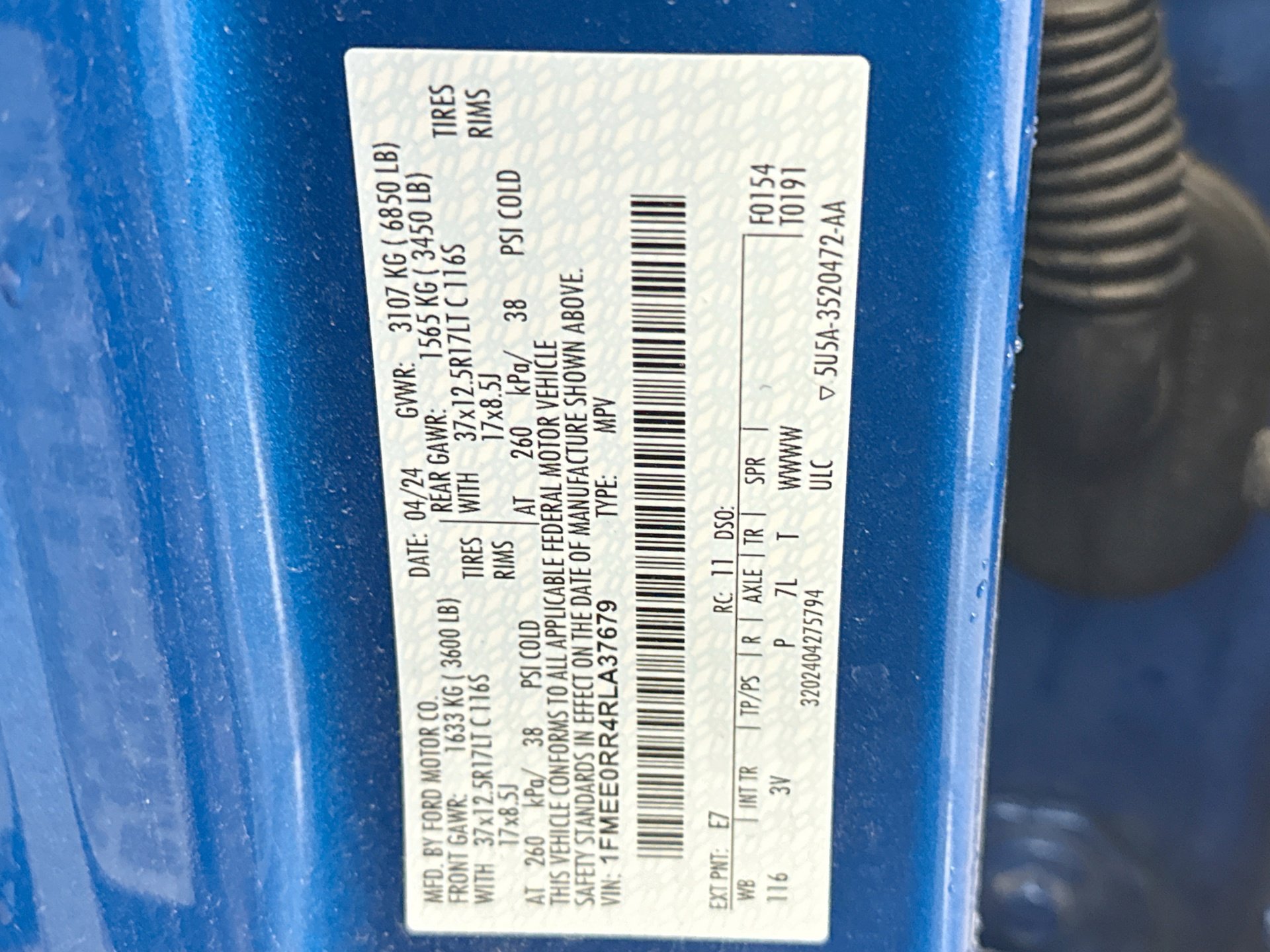 Used 2024 Ford Bronco Raptor w/ Interior Carbon Fiber Pack 6 image 11