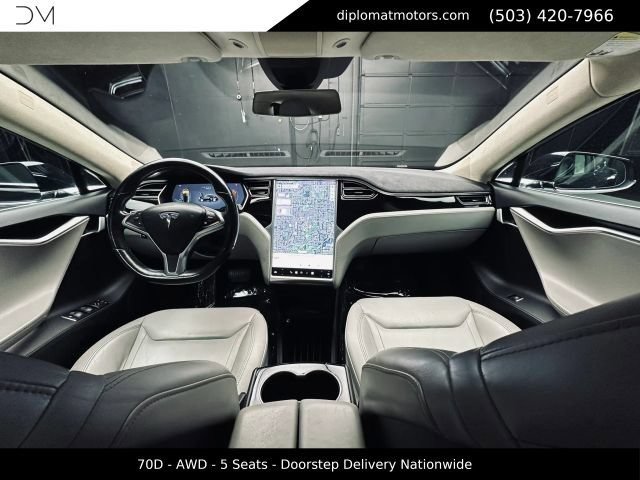 Used 2015 Tesla Model S 70D AWD/4WD image 36