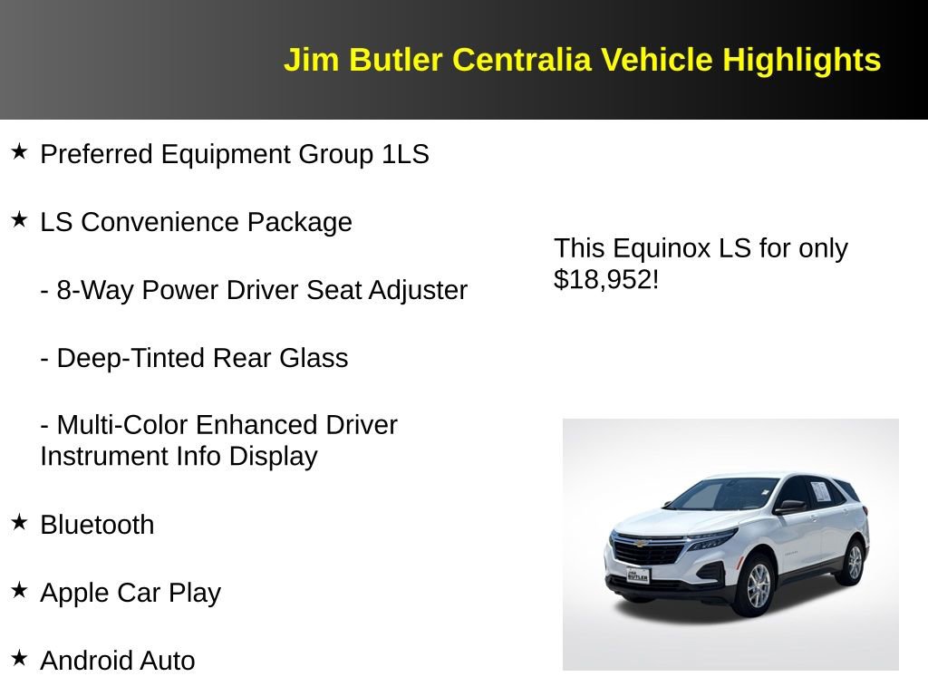 Used 2022 Chevrolet Equinox LS w/ LS Convenience Package AWD/4WD image 5