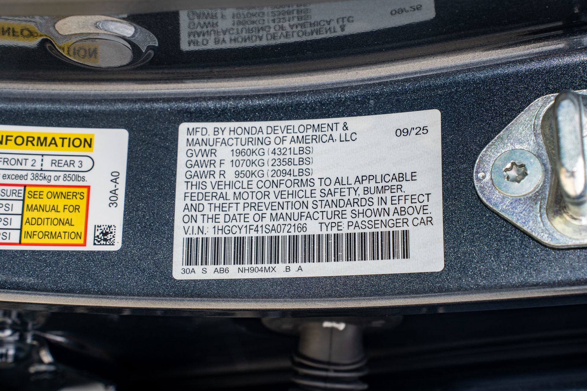 Certified 2025 Honda Accord SE image 36