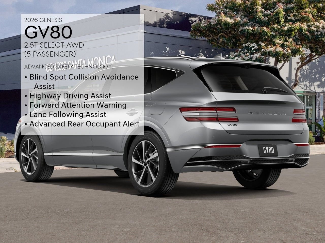 New 2026 Genesis GV80 2.5T Select AWD/4WD image 8