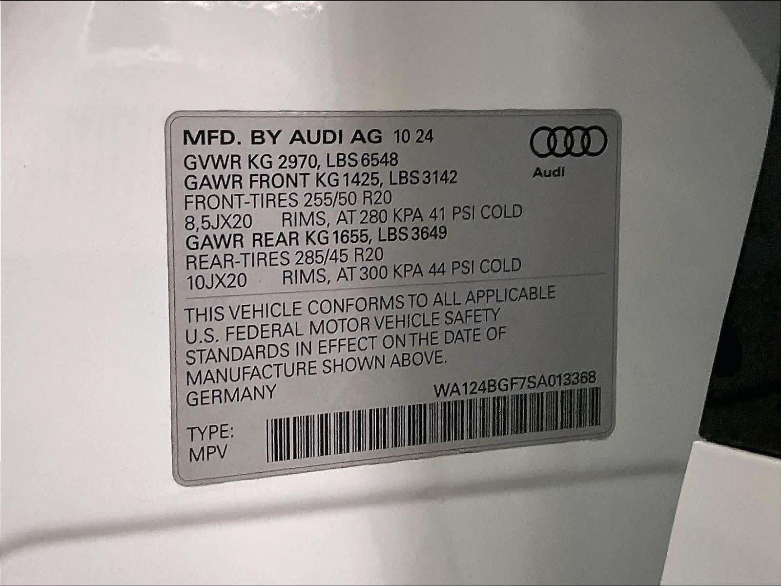 Certified 2025 Audi Q6 e-tron Premium Plus w/ Premium Plus AWD/4WD image 34